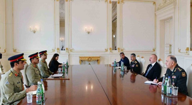 Azerbaycan Cumhurbaşkanı Aliyev'den Pakistan'a Cammu Keşmir desteği