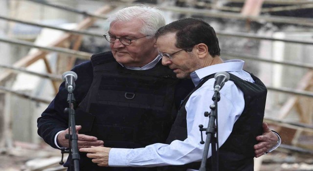 Almanya Cumhurbaşkanı Steinmeier İsrail'de