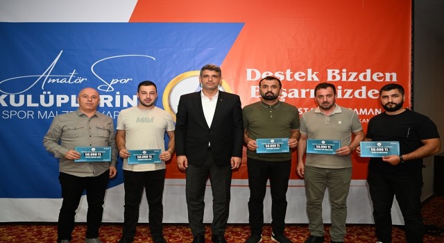 Amatör spor kulüplerine 1 milyon 500 bin TL destek