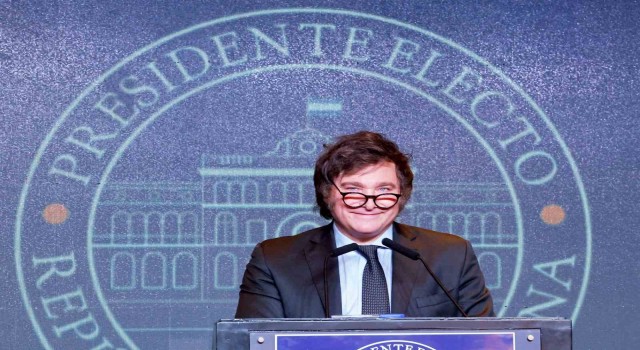Arjantinin yeni Devlet Başkanı Javier Milei oldu