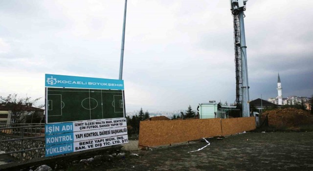 Ayazma Mahallesine saha yapılacak