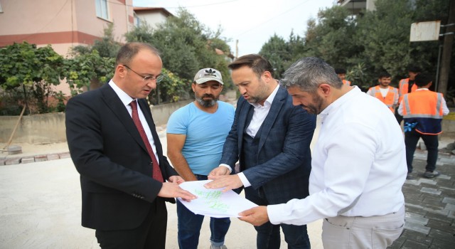 Başkan Örki, Hürriyet Mahallesinde devam eden çalışmaları yerinde inceledi