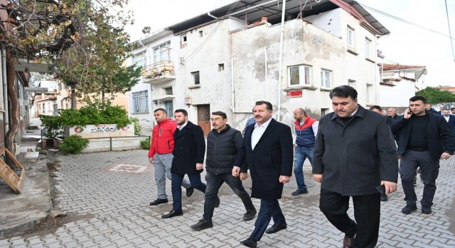 Başkan Yücel Yılmaz, Havrana gelerek geçmiş olsun ziyaretlerinde bulundu