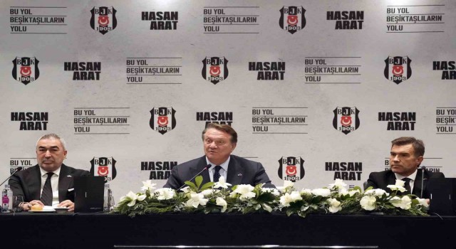 Beşiktaş Başkan Adayı Hasan Arat, Samet Aybaba ve Feyyaz Uçar ile basının karşısına çıktı