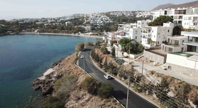 Bodrumda 9 kilometre sıcak asfalt yapıldı
