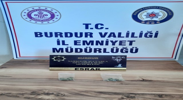 Burdurda uyuşturucu operasyonu: 1 şahıs tutuklandı