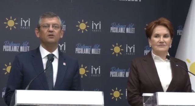 CHP ve İYİ Parti Liderleri Bir Araya Geldi