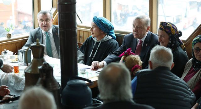 Cumhurbaşkanı Erdoğan, Ayder Yaylasında