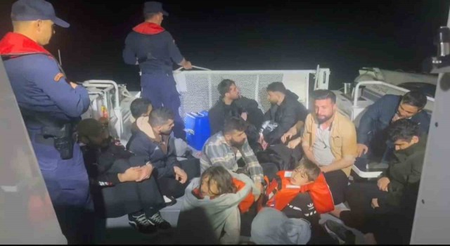 Datçada 45 düzensiz göçmen yakalandı, 31 göçmen kurtarıldı