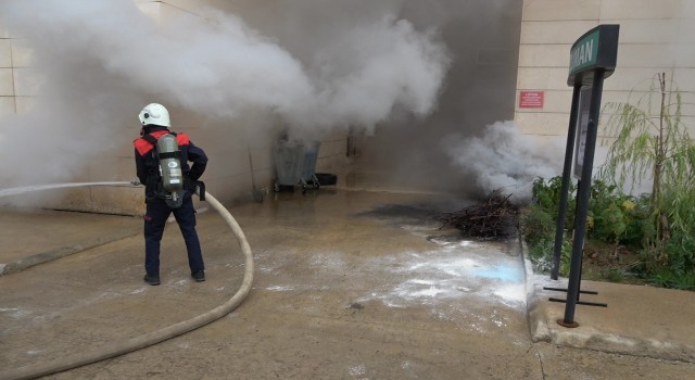 Derecik Devlet Hastanesinde deprem ve yangın tatbikatı yapıldı