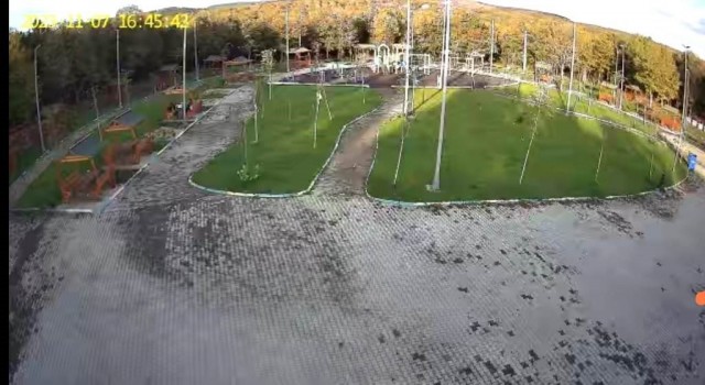 Dilovasında parklar 24 saat güvende