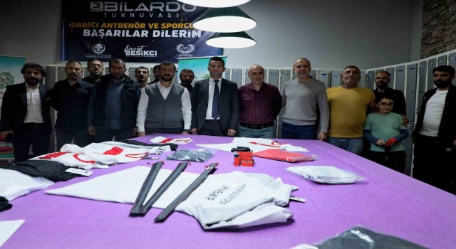 Diyarbakırda sporculara malzeme desteği