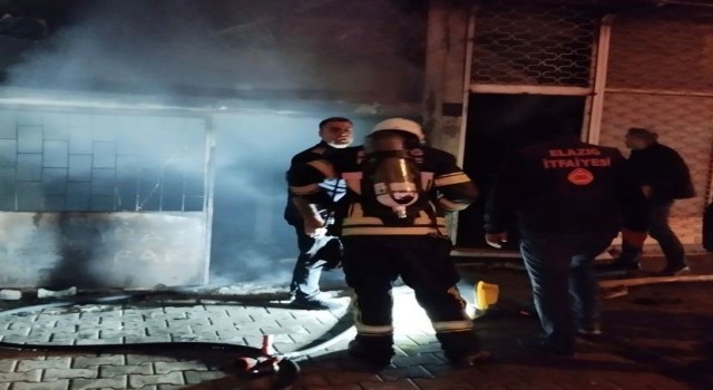 Elazığda 4 ayrı bodrumda çıkan yangın itfaiye tarafından söndürüldü