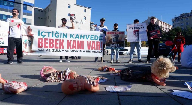 Erzurumda Gazze için sessiz eylem