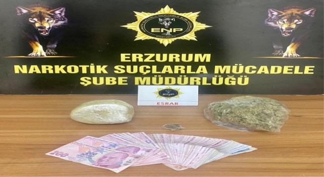 Erzurumda uyuşturucu operasyonu: 3 şüpheli yakalandı