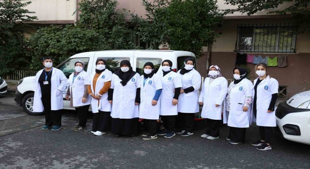 Eyüpsultandaki evde temizlik ekibi her gün farklı bir mahallede