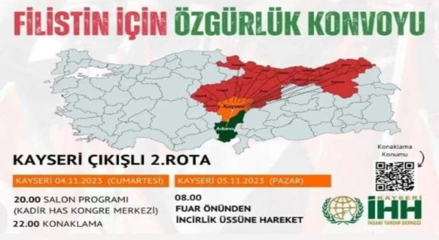 Filistin Gecesi Düzenleniyor