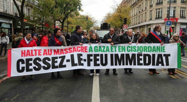 Fransada Filistine destek gösterileri sürüyor