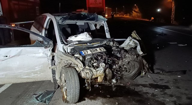 Gaziantepte feci kaza: 1 ölü, 1 ağır yaralı