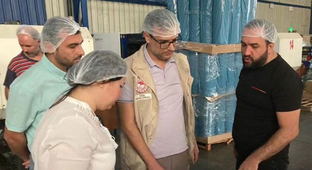 Gıda ile Temas Eden Madde ve Malzeme Üreticileri Denetlendi