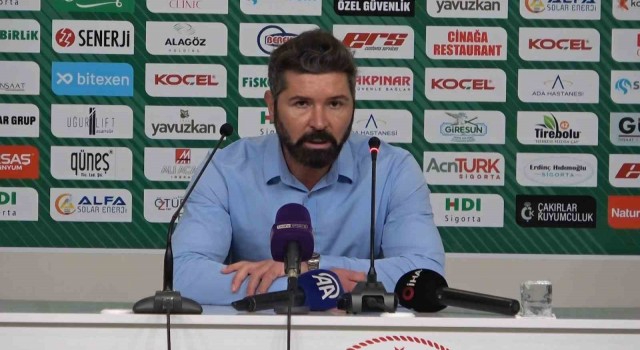 Giresunspor-Erzurumspor maçının ardından