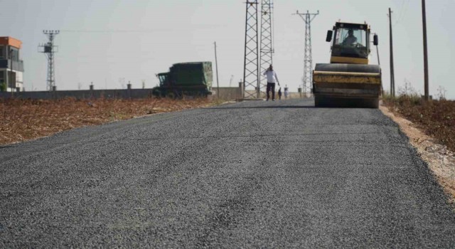 Haliliye kırsalındaki yollar asfaltla buluşuyor