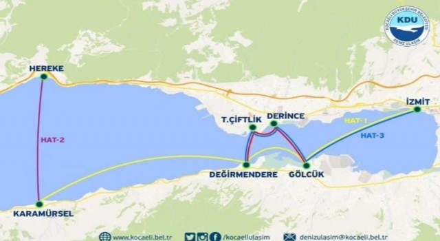 Hereke-Karamürsel vapur seferleri iptal edildi