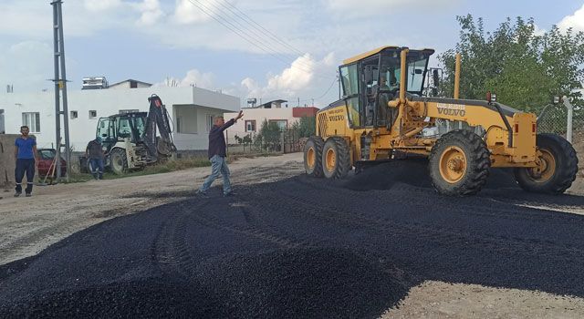 İlçede asfaltlama çalışmaları devam ediyor