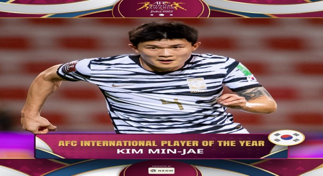 Kim Min-Jae, Asyada Yılın Uluslararası Oyuncusu seçildi