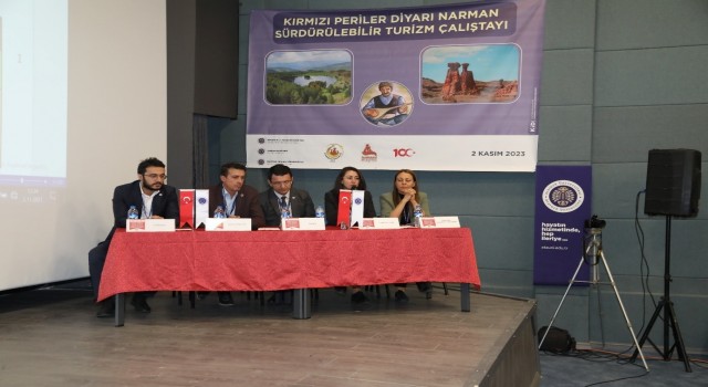 Kırmızı periler diyarı Narman Sürdürülebilir Turizm Çalıştayı gerçekleşti