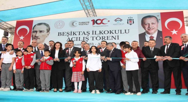 Milli Eğitim Bakanı Tekin, Beşiktaş Jimnastik Kulübünün yaptırdığı okulu açtı