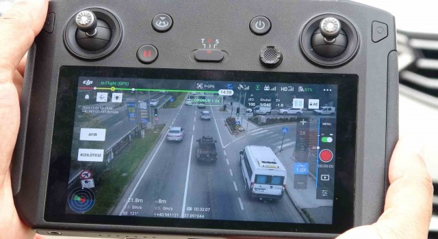 Orduda havadan ve karadan trafik denetimleri sürüyor