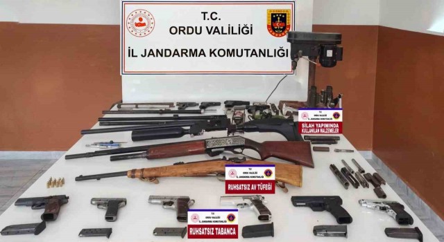 Orduda silah ve mühimmat kaçakçılığı operasyonu: 1 tutuklu