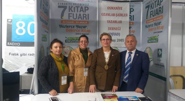 Osmaniye 7. Kitap Fuarı’na, yerelde OŞYAD damga vurdu