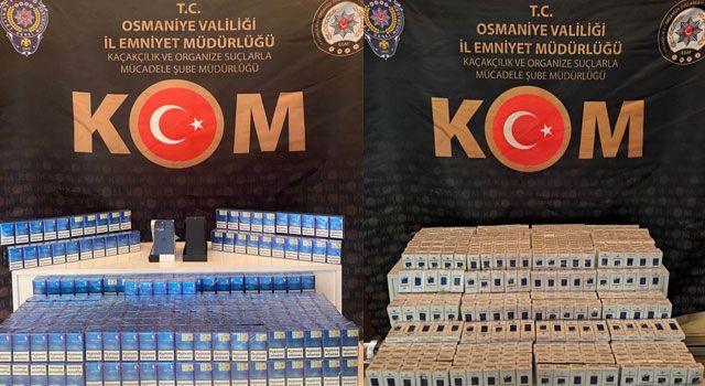 Osmaniye'de Gümrük Kaçakçılığı Operasyonu