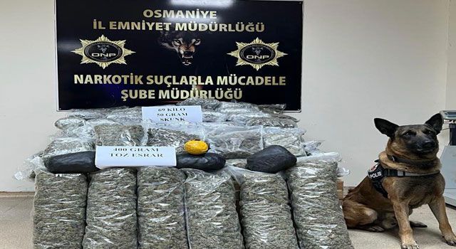 Osmaniye’de Narkotik Operasyonu