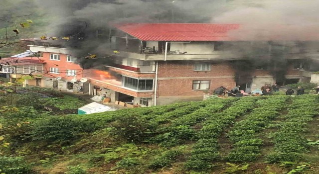 Rizede elektrikli battaniyeden çıkan yangında yaşlı kadın hayatını kaybetti