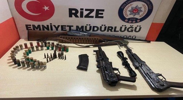 Rizede hakkında kesinleşmiş toplam 31 yıl 9 ay hapis cezası olan şahıs yakalandı