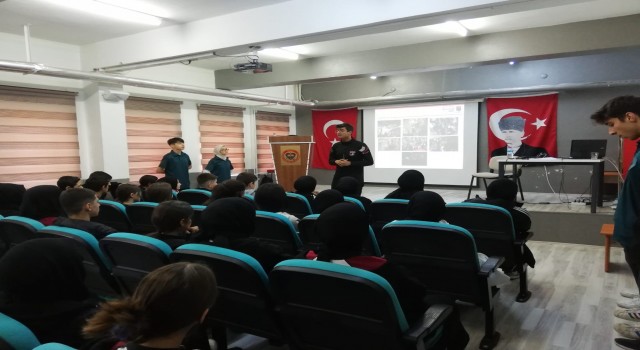 SAKTİMden öğrencilere afet farkındalık eğitimi