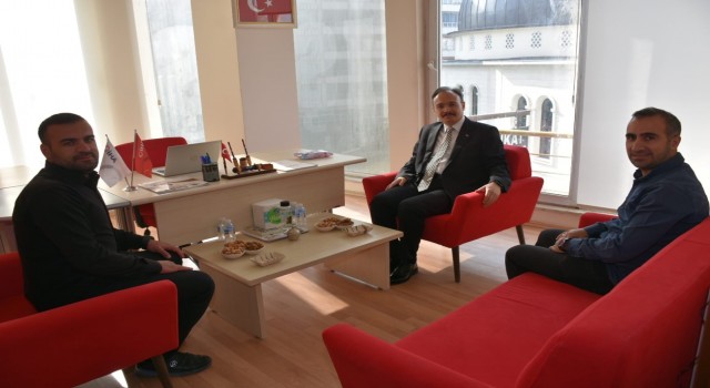 Siirt Valisi Dr. Kızılkaya İHA'yı ziyaret etti