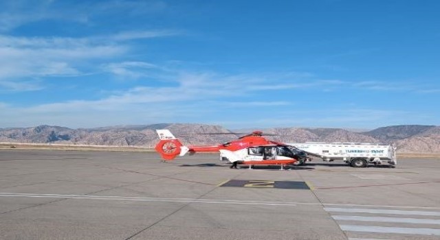 Şırnakta ambulans helikopter 5 yaşındaki çocuk için havalandı