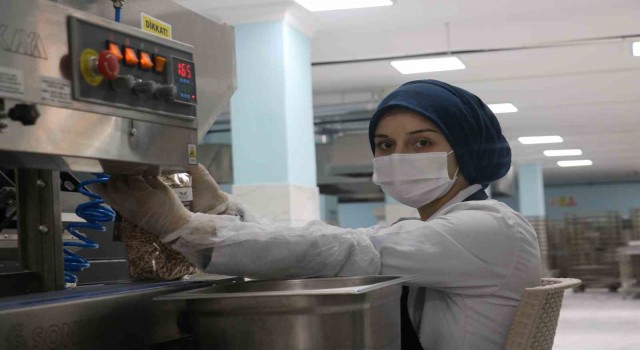 Sivasın bin 400 nüfuslu beldesinde üretilen bu ürünler tüm ülkeye dağılıyor