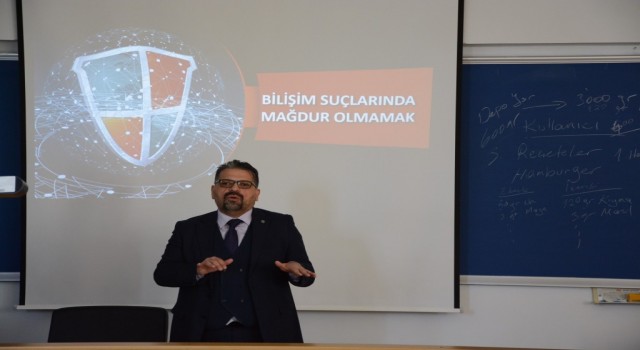 Turizm Fakültesinde “Bilişim Suçlarında Mağdur Olmamak” konuşuldu