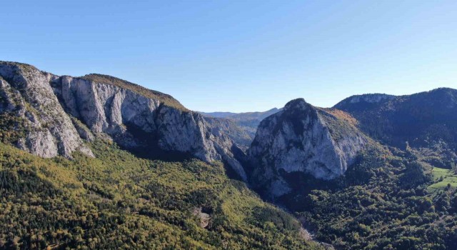 Türkiyenin tek Pan Parks statüsüne sahip Küre Dağlarında mest eden sonbahar manzarası