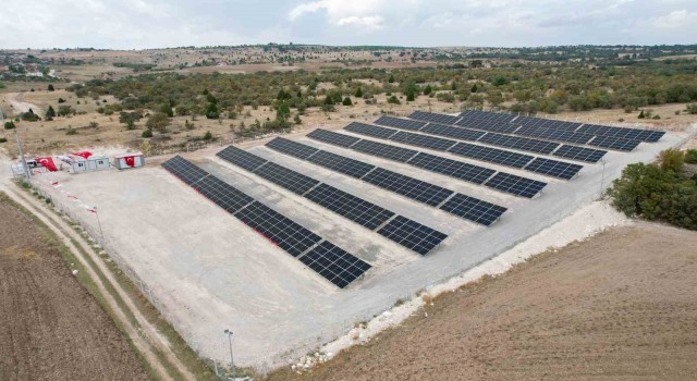 Uşakta güneş enerji santrali açıldı