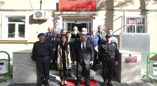 Vali Aksoy Beylikovayı ziyaret etti