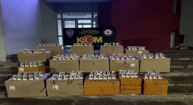 Adana'da kaçakçılık operasyonu