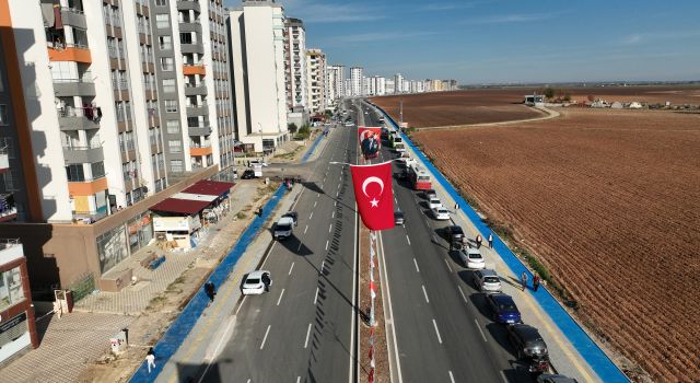 Adana’da trafiği rahatlatacak bulvara görkemli açılış