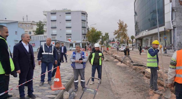 Adıyamanın şehrin içme suyu şebeke hattı yenileniyor