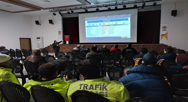AFADdan ‘koordineli çalışma ve karayolu güvenliği eğitimi